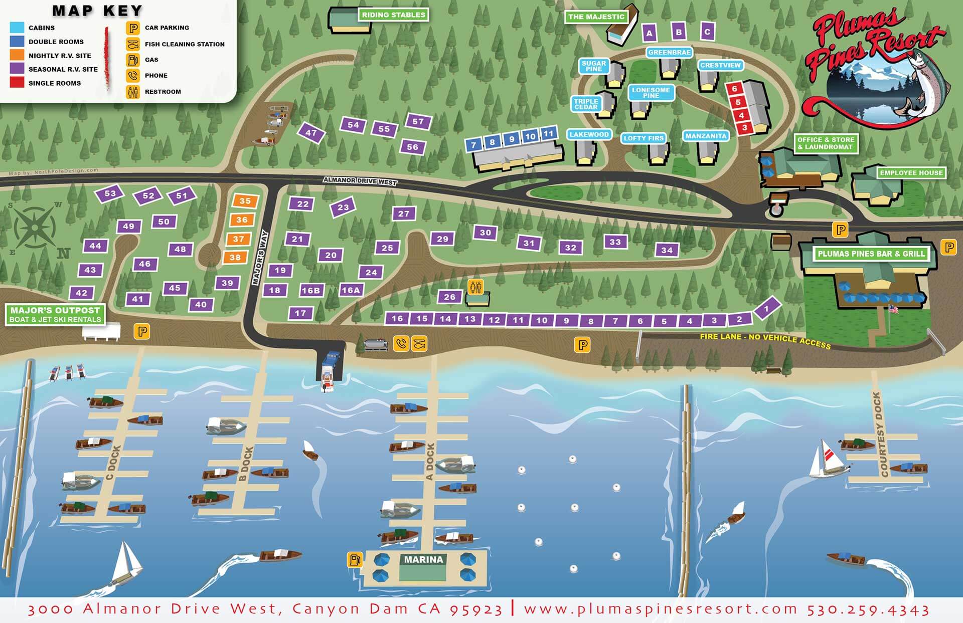 Resort Map Design