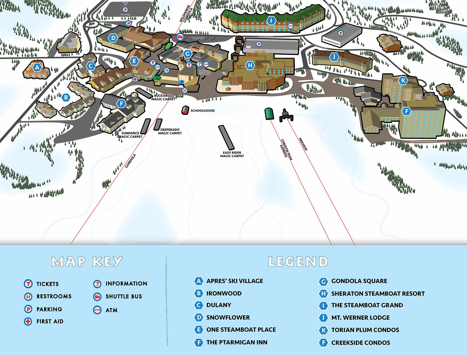 Resort Map Design